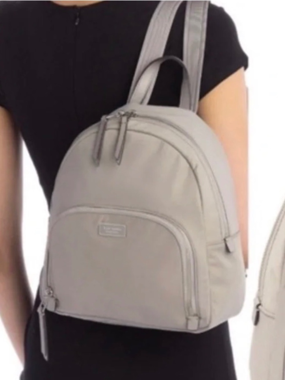 Kate Spade Gray Nylon backpack